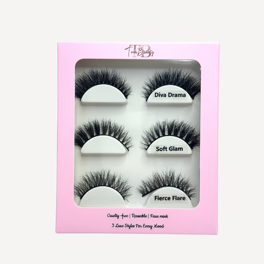 Tiwa beauty lash trio