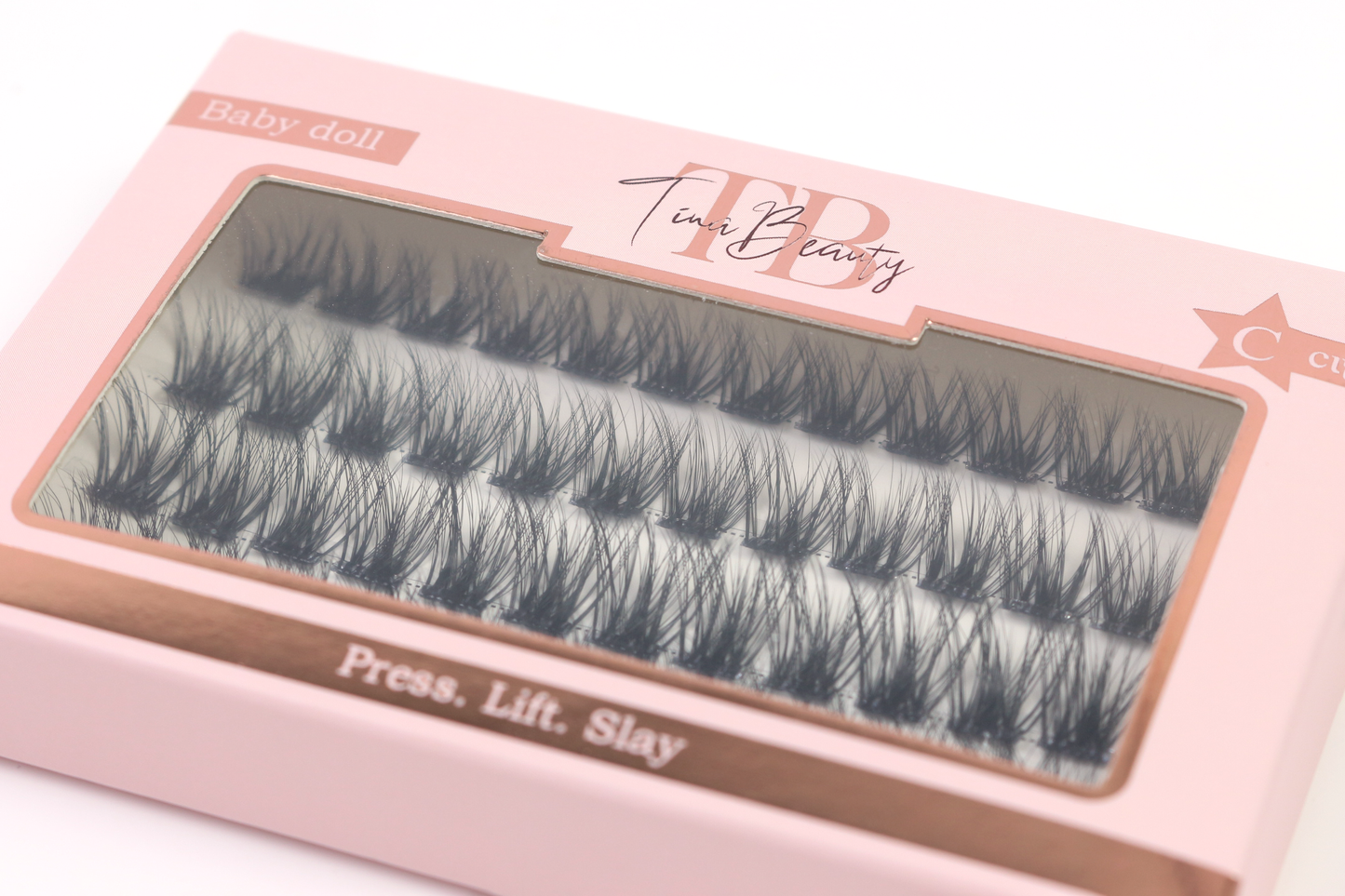 DIY Press on Baby Doll lashes